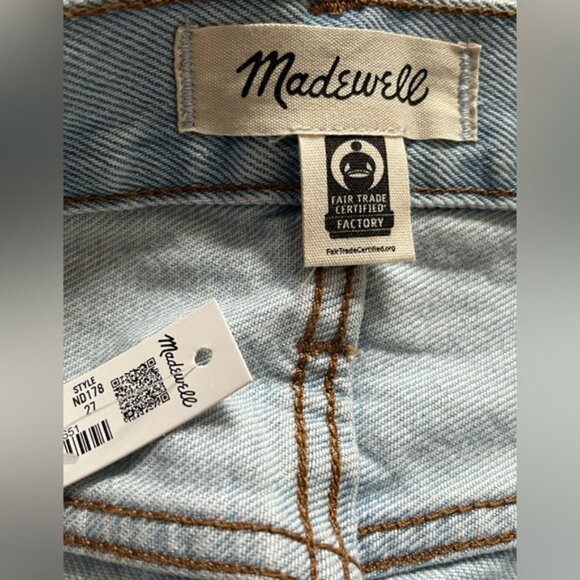 Madewell Relaxed Denim Shorts in Essen Wash Size 27 - Picture 8 of 11